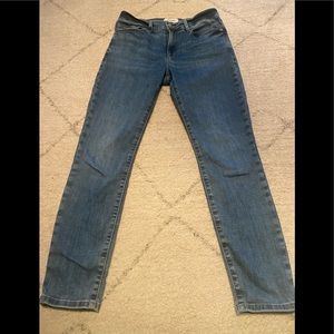 Frame size 28 Jeans Le Skinny De Jeanne cropped